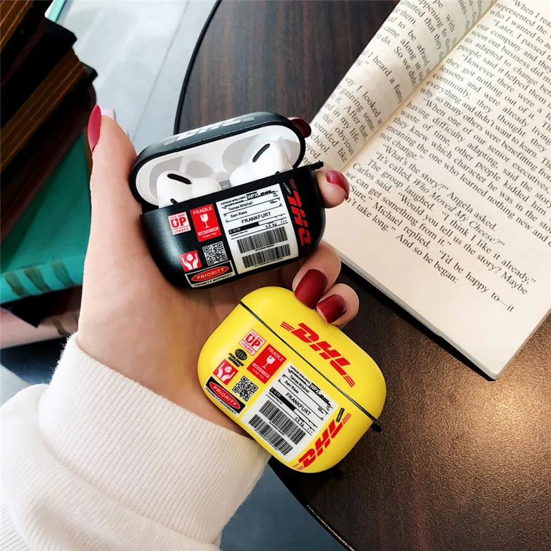 INS Hot DHL Express 50 anniversary soft silicon Earphone Headset Case For Apple Airpods 1 2 Cover for airpods pro coque gift | Электроника