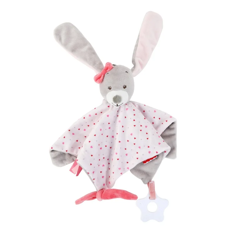 Детское мягкое плюшевое полотенце комфортное игрушечное безопасное одеяло