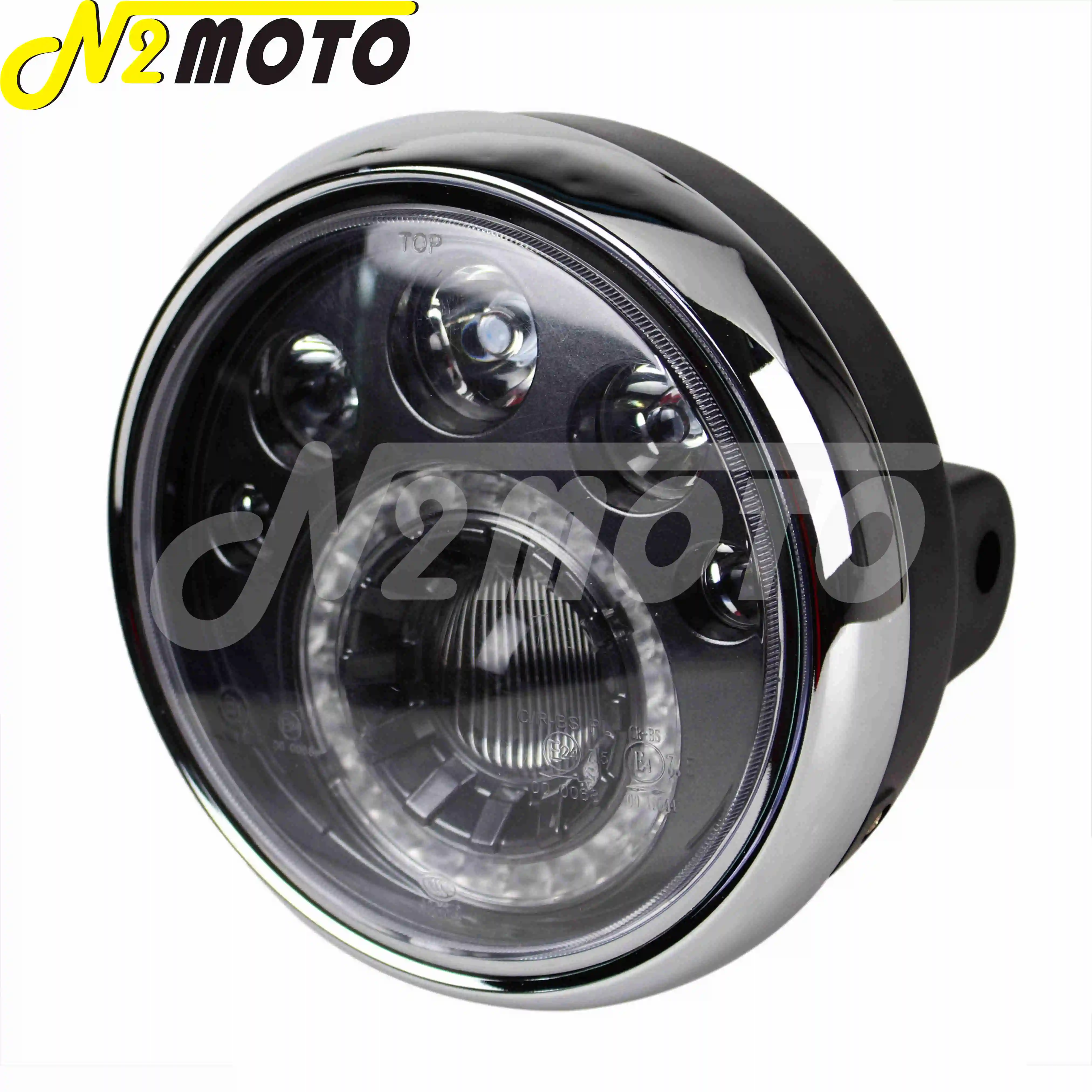 7 ''мотоцикл Высокая Высокий/Низкий Луч E MARK светодиодный налобный фонарь фар