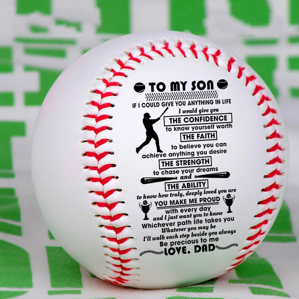 Папа сын я так горжусь вашим Бейсбольным мячом|Штамповка| |