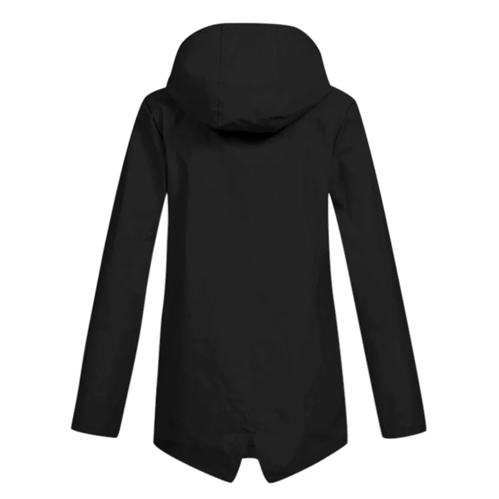 SAGACE водонепроницаемая куртка Женская Повседневная однотонная для улицы размера