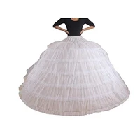 fashion ladies petticoat 6 hoop handmade crinoline underskirt for wedding