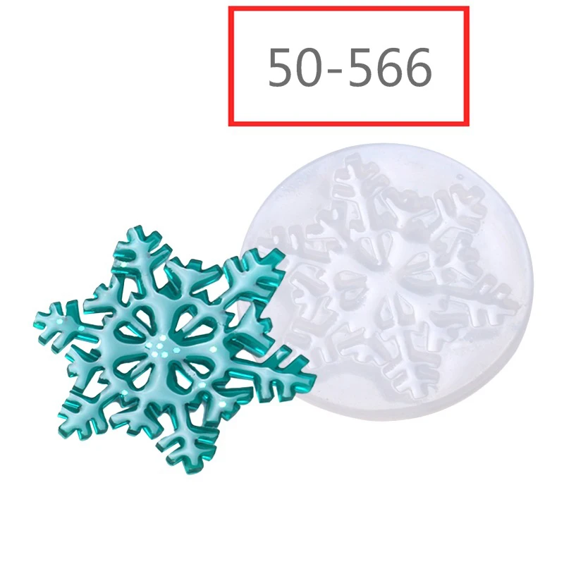 4 вида рождественских белых снежинок силиконовая форма конфеты снежинки