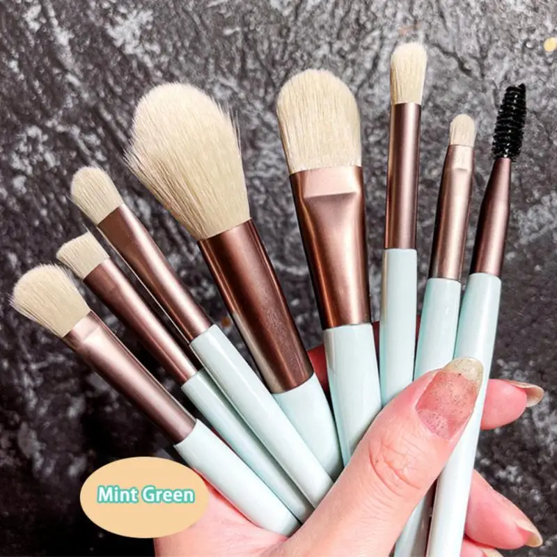 8 шт./компл. мини кисти для макияжа Профессиональный набор синтетических кистей