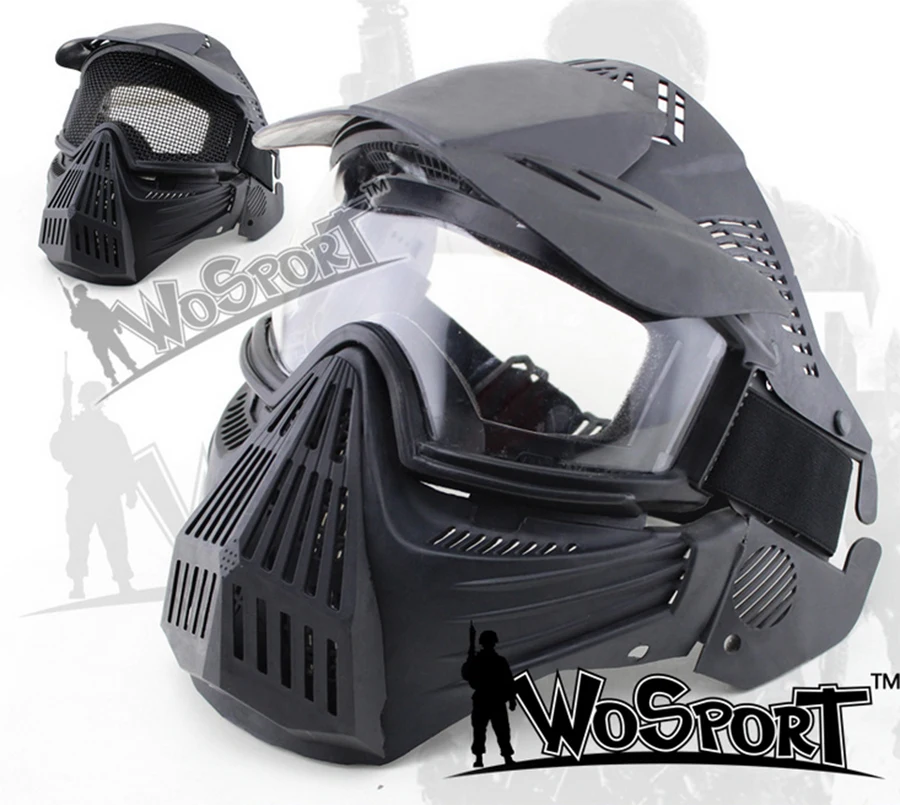 Тактический Iron Warrior Маска Мульти Функция Железная Сетка Тактическая Маска с защитными и тактические для страйкбола, охоты СПОРТ