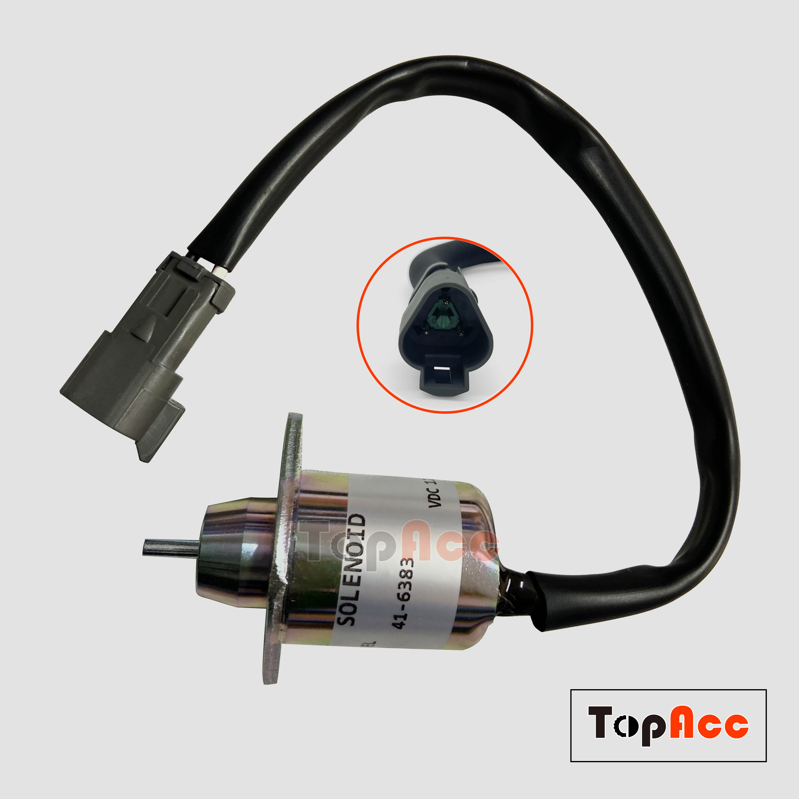 1503ES-12S5SUC1 1S Электромагнит отключения подачи топлива 12V 41-6383 для двигателя Yanmar Thermo