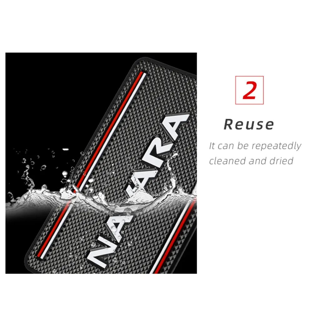 Автомобильный Противоскользящий коврик для приборной панели липкий