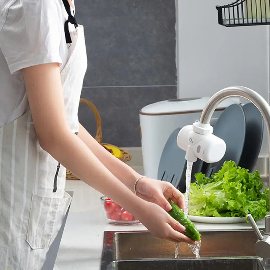 

Мини-фильтр для очистки воды из крана, кухонный смеситель с спонтанным озоном O3, передний фильтр для очистки фруктов и овощей