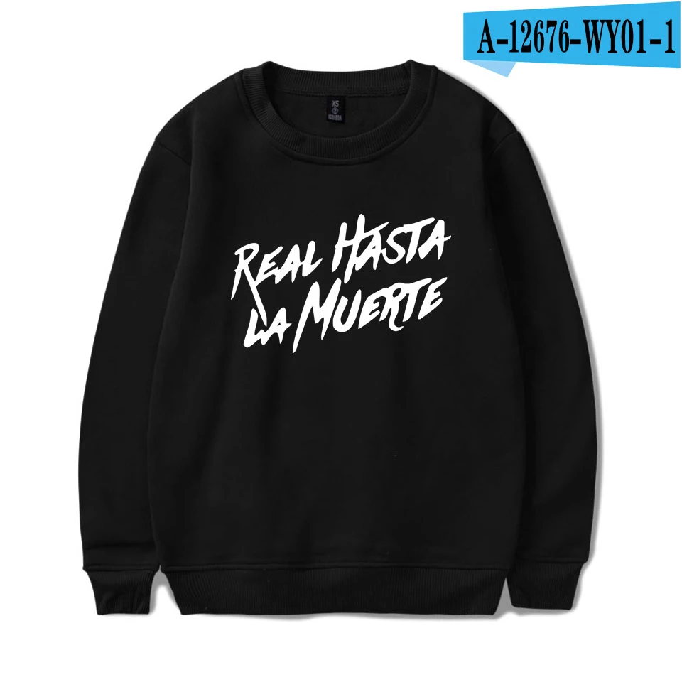 Настоящий Hasta La Muerte, модные толстовки, толстовка, зимний крутой Повседневный мужской/женский пуловер с длинным рукавом, унисекс, Спортивная толстовка с капюшоном размера плюс - Цвет: A00000-WY01