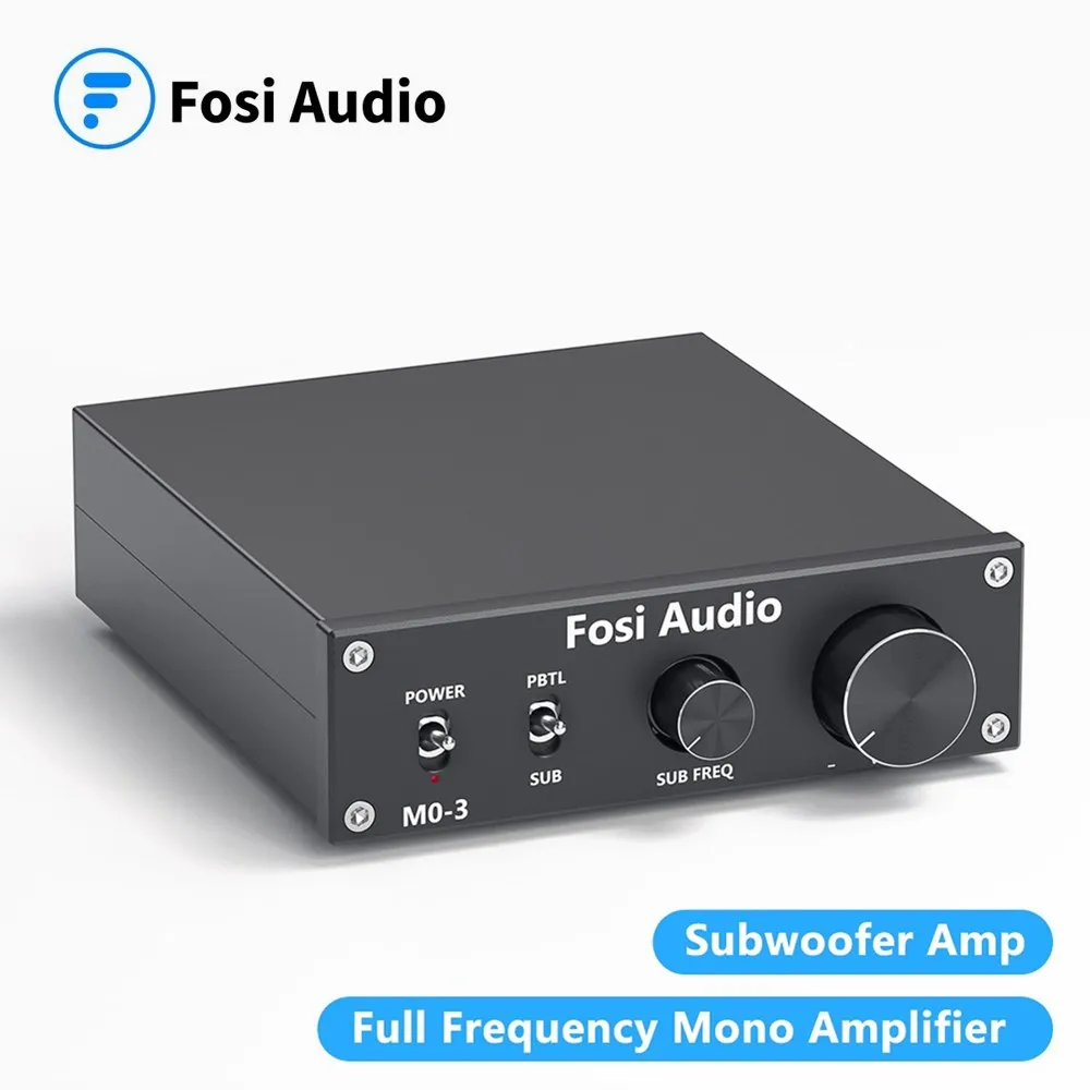 Fosi аудио M03 усилитель мощности сабвуфера 200 Вт моно Amp цифровой Hifi домашний