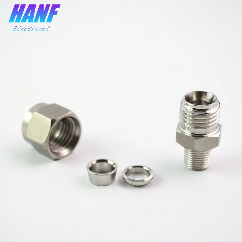 1 шт. SS304 прямой адаптер из нержавеющей стали для преобразования трубных фитингов