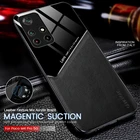 Роскошный кожаный чехол для Xiaomi Poco M4 Pro 5G NFC, автомобильный держатель, Магнитный чехол, маленький Poxo Poko Pocco M4Pro M 4 Pro 4Pro 6,6'