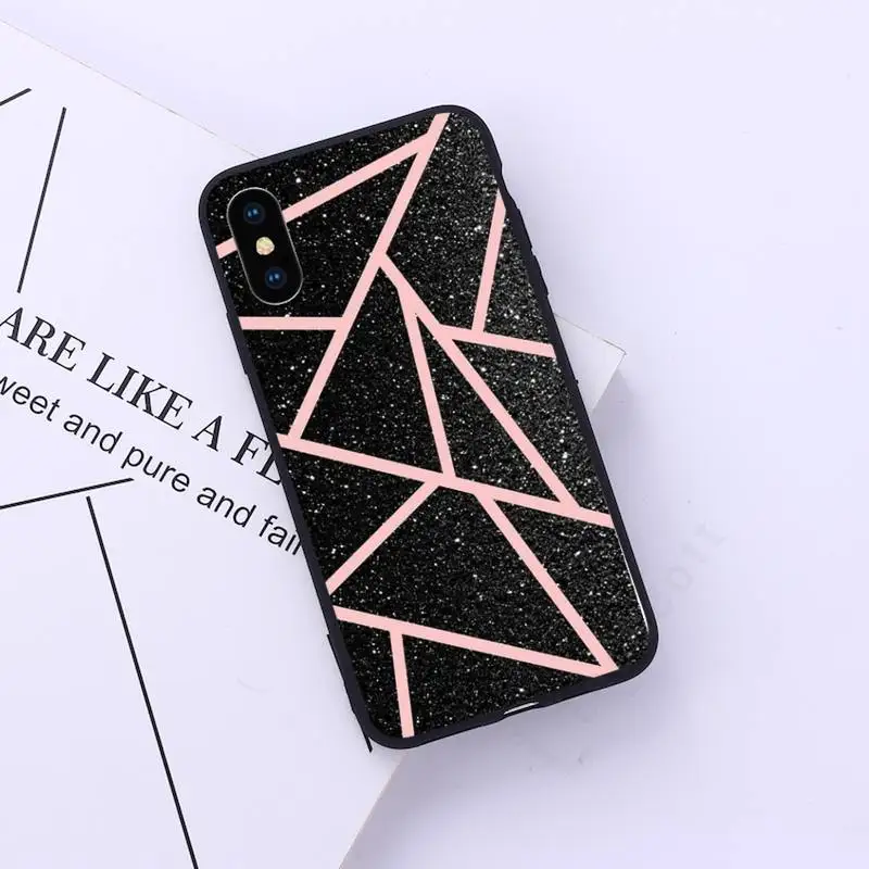 

PINK Marble Texture pattern Phone Case for iPhone 11 12 mini pro XS MAX 8 7 6 6S Plus X 5S SE 2020 XR custom protective cover