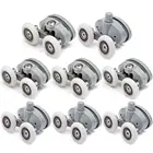 8x двойные душевые стеклянные двери верхниенижние ролики бегунки колеса шкивы 23 мм25 мм