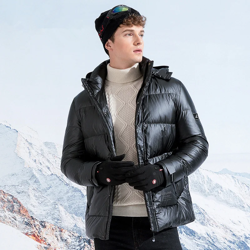 2019 зимняя мужская куртка качественное теплое толстое пальто черная серая парка