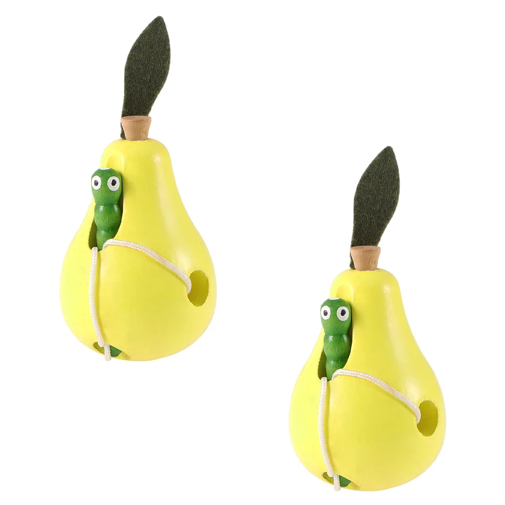 

2 шт., детские деревянные черви
