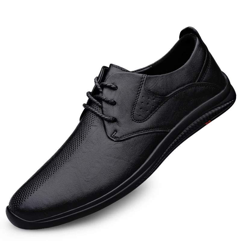 

Genuine Leather Men Shoes Lace Up Luxury Designer Man Moccasins Men Casual Shoes Vintage Classic Men Dress Shoes Male Flats 2022