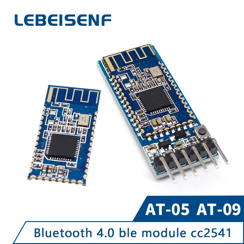 

Модуль AT-09 AT-05 Android IOS BLE 4,0 Bluetooth для arduino CC2540 CC2541 BLE, последовательный беспроводной модуль, совместим с фотографиями