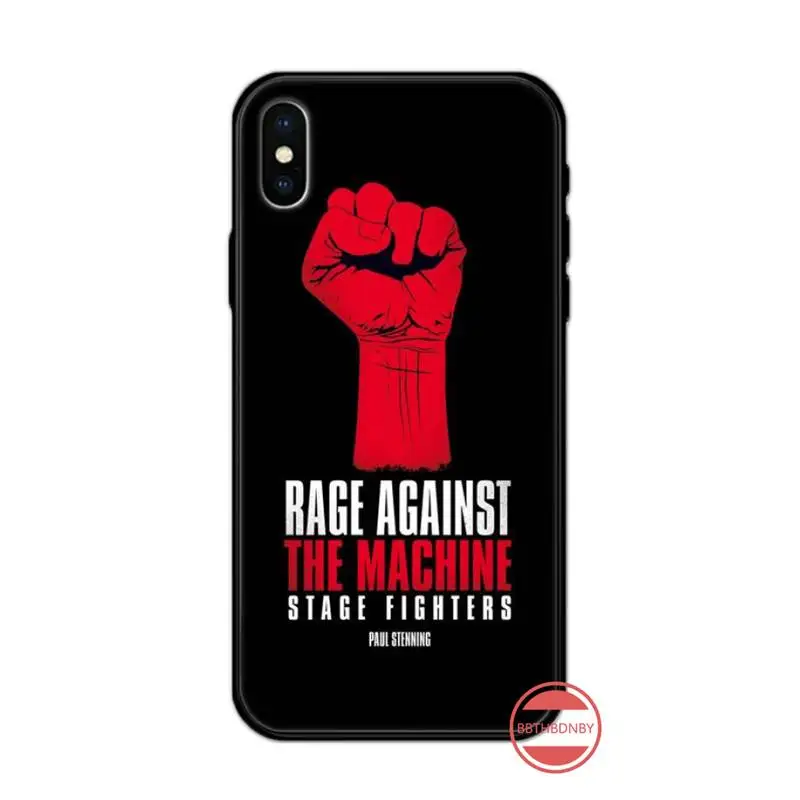 

Rage Against The Machine band luxury Phone Case funda for iPhone 11 12 pro XS MAX 8 7 6 6S Plus X 5S SE 2020 XR protective shell