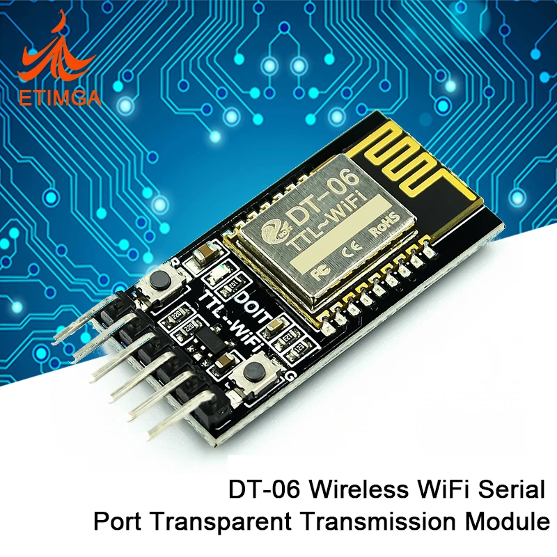 DT 06 беспроводной WiFi последовательный порт прозрачный модуль передачи TTL к
