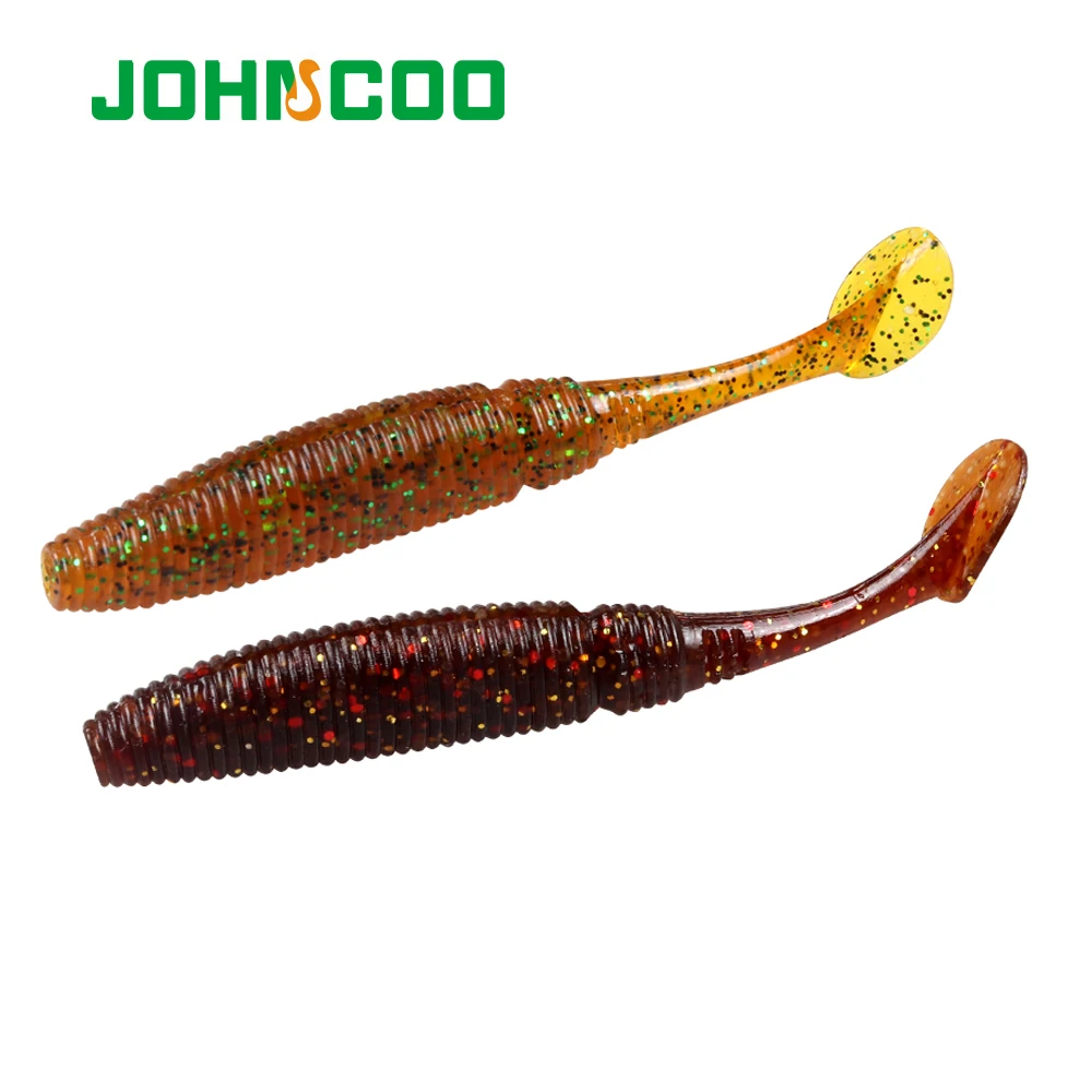 

JOHNCOO 10 шт. приманка для рыбной ловли, мягкая искусственная приманка 7 см 3 г, приманка для океанских скал, приманка для окуня, приманка для рыба...