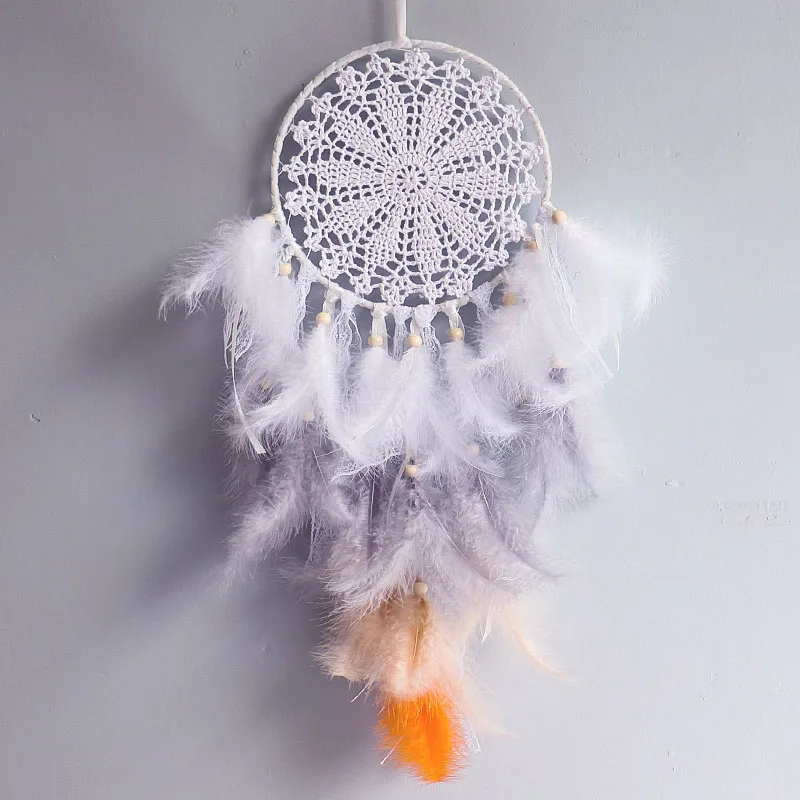 Большие белые ловцы снов украшение для детской комнаты в скандинавском стиле