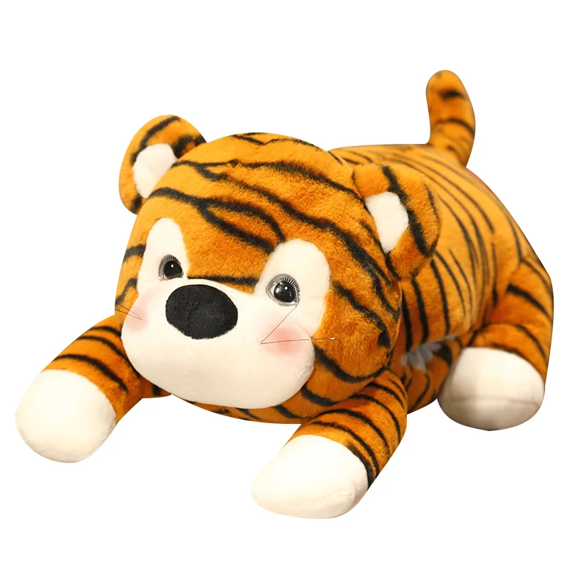 

45/60CM Kawaii Multifunctional Cute Tiger Plush Toys Cartoon Lying Tiger Warm Hands Doll Soft Pillow Kids Girls Birthday Gifts