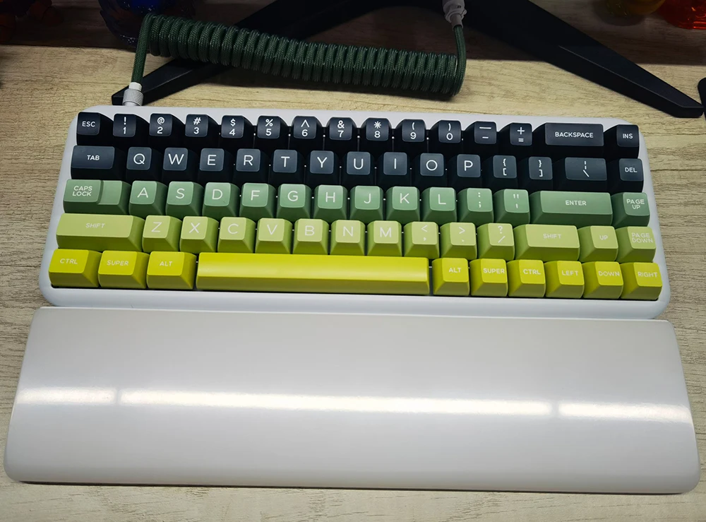 Hand Made Resin Wrist Rest Pad For Mechanical Keyboard 60 68 84 87 96 980 104 Size Customize Pure White Tray | Компьютеры и офис