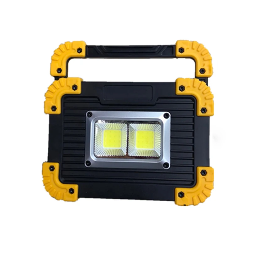 Портативный светодиодный фонарь COB для кемпинга заряжаемая Рабочая лампа