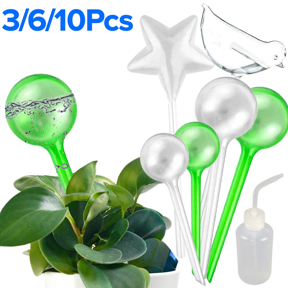 3/6/10 шт. автоматический полив растений лампы с самостоятельным поливом основного