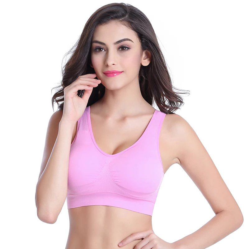 Размера плюс для девочек Спортивный бюстгальтер переходного Для женщин