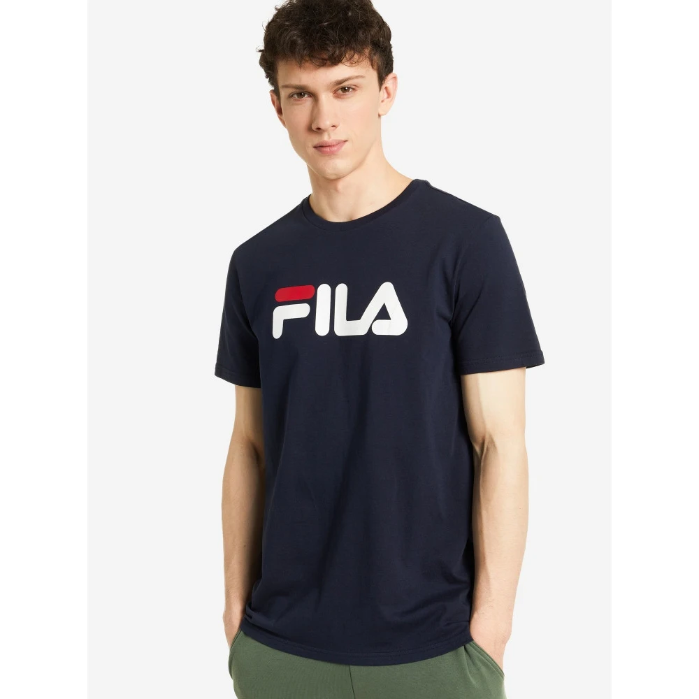 Футболка мужская fila синий | Мужская одежда