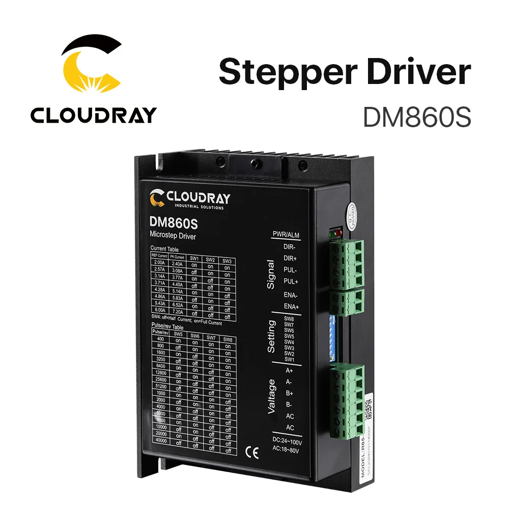 DM860S Драйвер шагового двигателя 24 100VDC 18 80VAC для Nema 34 шаговый контроллер ЧПУ