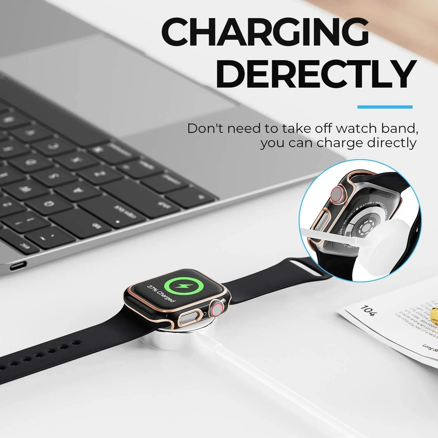 Full Screen Protector Bumper Frame Case for Apple Watch 6/SE/5/4/3/2/1 Cover Slim Tempered Glass Film for iWatch 4/5