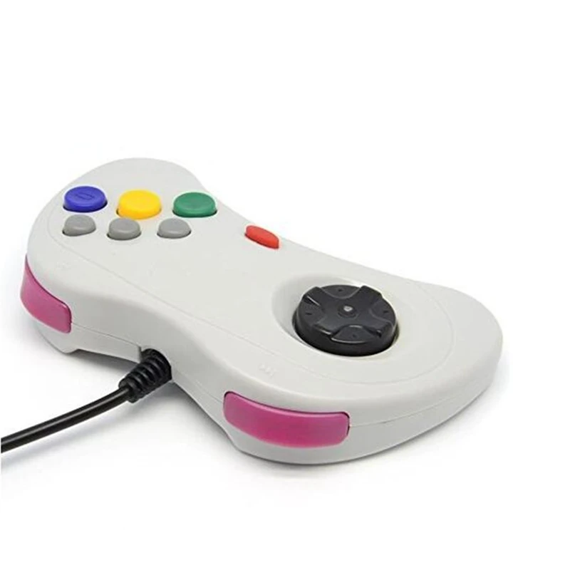 Gamepad Usb Classic Style Wire Handle For All 16-Bit Md Games From Sega White Plastic | Электроника