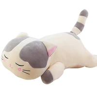 simulation plush sleeping cat pillows soft stuffed animals cushion sofa decor cartoon toys for children kids gift