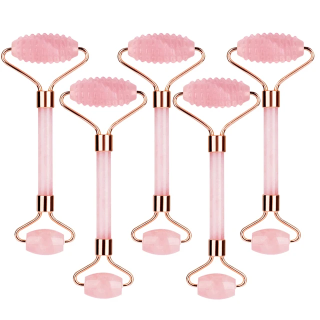 

Natural Quartz Facial Massage Crystal Stone Body Jade Massager Skin Care Jade Roller Wrinkle Removal Beauty Tool