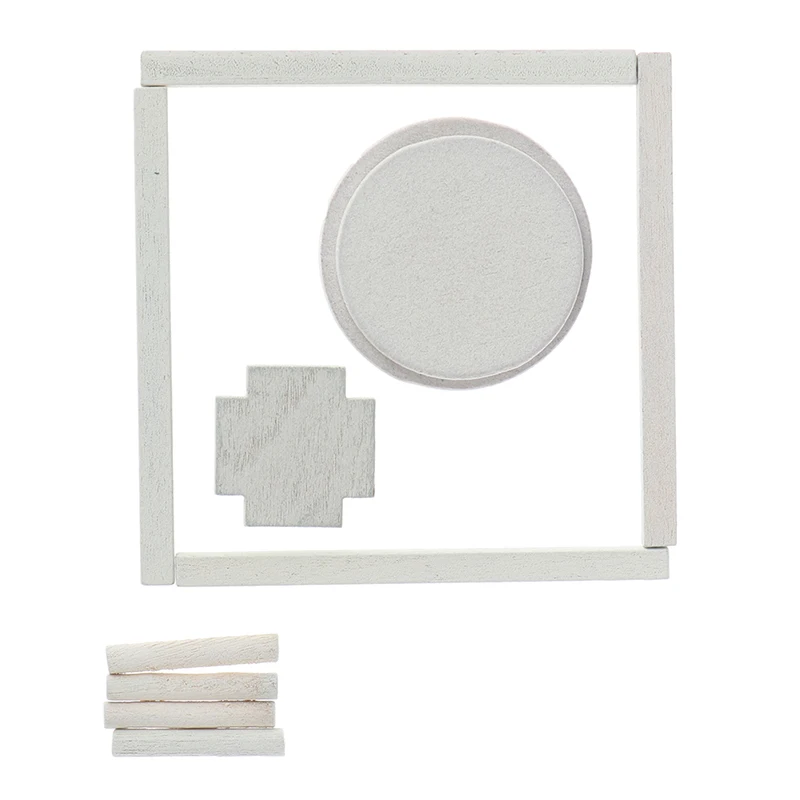 

Сборный Деревянный мини стул, имитация стула, модель мебели, игрушки для украшения кукольного домика, Миниатюрные аксессуары для кукольног...