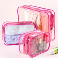 transparent pvc storage bags travel organizer clear makeup bag beautician cosmetic bag beauty case toiletry bag wash bags