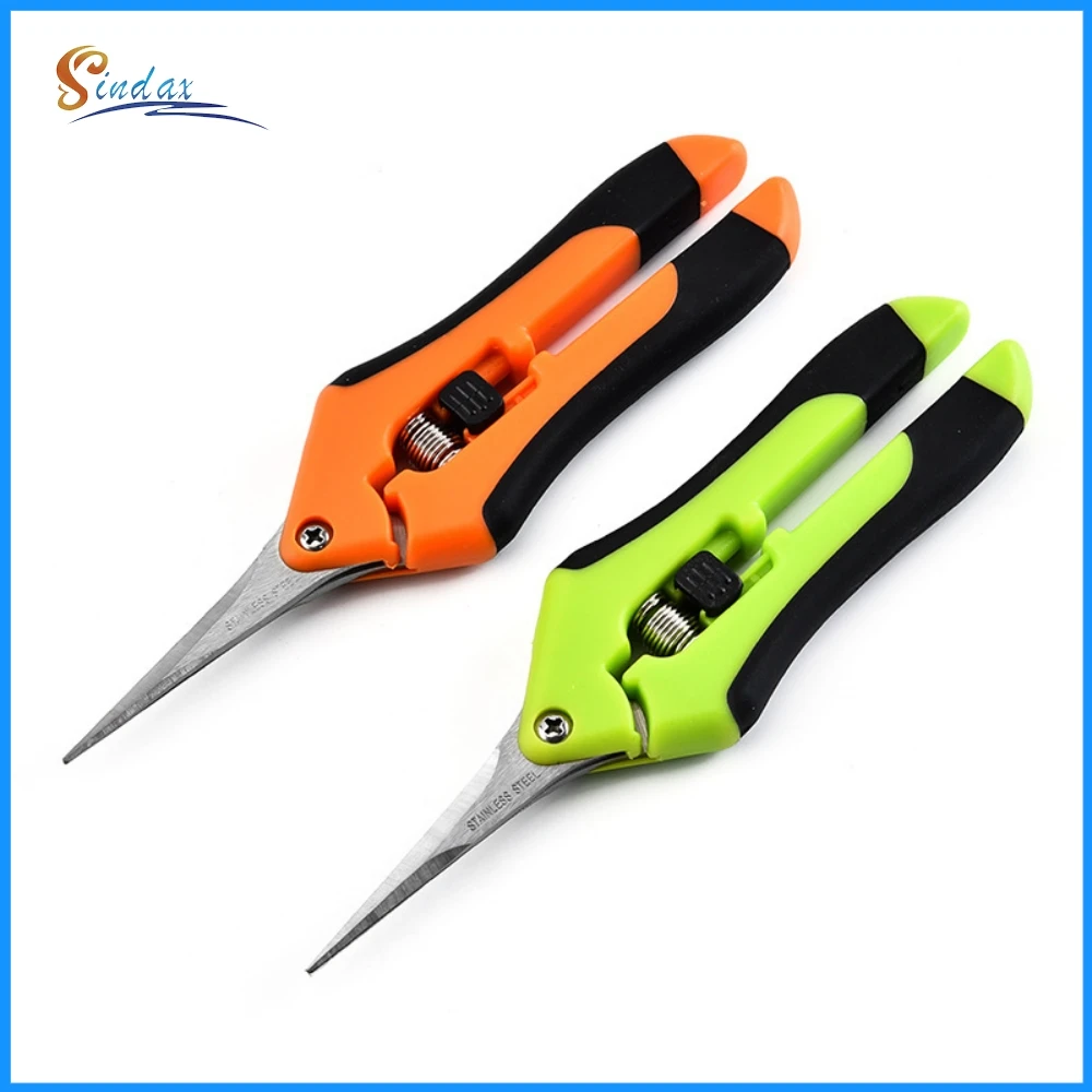 

Садовый секатор, садовые ножницы, GardenTools 16,5 см, прямое лезвие, нескользящая ручка, инструмент для резки, триммер для листьев и растений