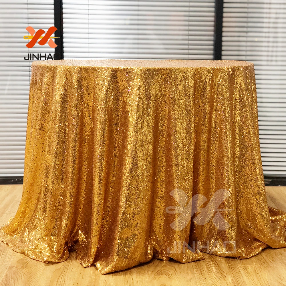 

The Silver Wedding Table Cloth Sequin Elegant Round Sequin Tablecloth Table Cover Wedding Event