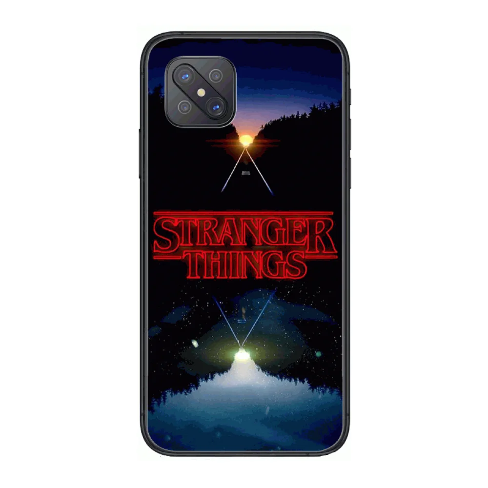 

Hot Stranger Things poster Fashion Phone Case cover For OPPO A91 9 83 79 92s 5 F9 A7X Reno2 Realme6pro 5 black tpu cell cover