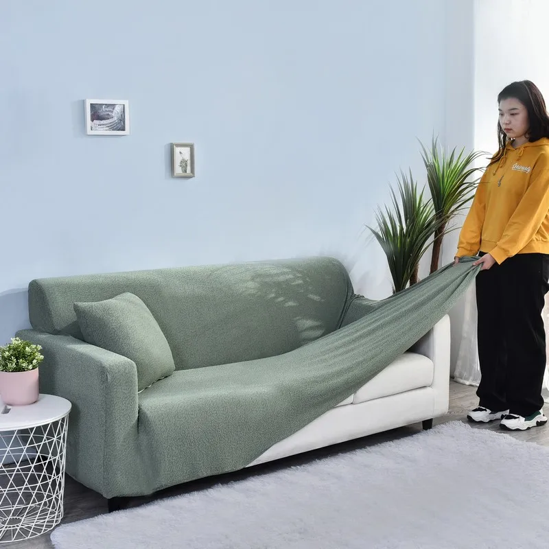 YanYangTian Waterproof sofa cover Stretch Elastic Corner sofa slipcover Armchair cover chaise longue L shape sofa Bean bag