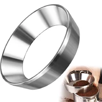 espresso dosing funnel stainless steel coffee dosing ring coffee powder ring 58mm portafilters for brewing bowl coffee powder e