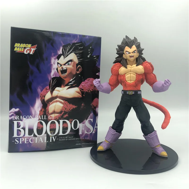 Dragon Ball Z Goku GT кровь Саян вырывается Супер Саян 4 красный боевой вер. ПВХ фигурка DBZ коллекция 20 см