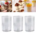 40 шт. 160 мл мусс торт десертные чашки прозрачные круглые чашки для напитков вино желе стакан утолщенные прямые чашки одноразовые пудинг стакан для Тирамису