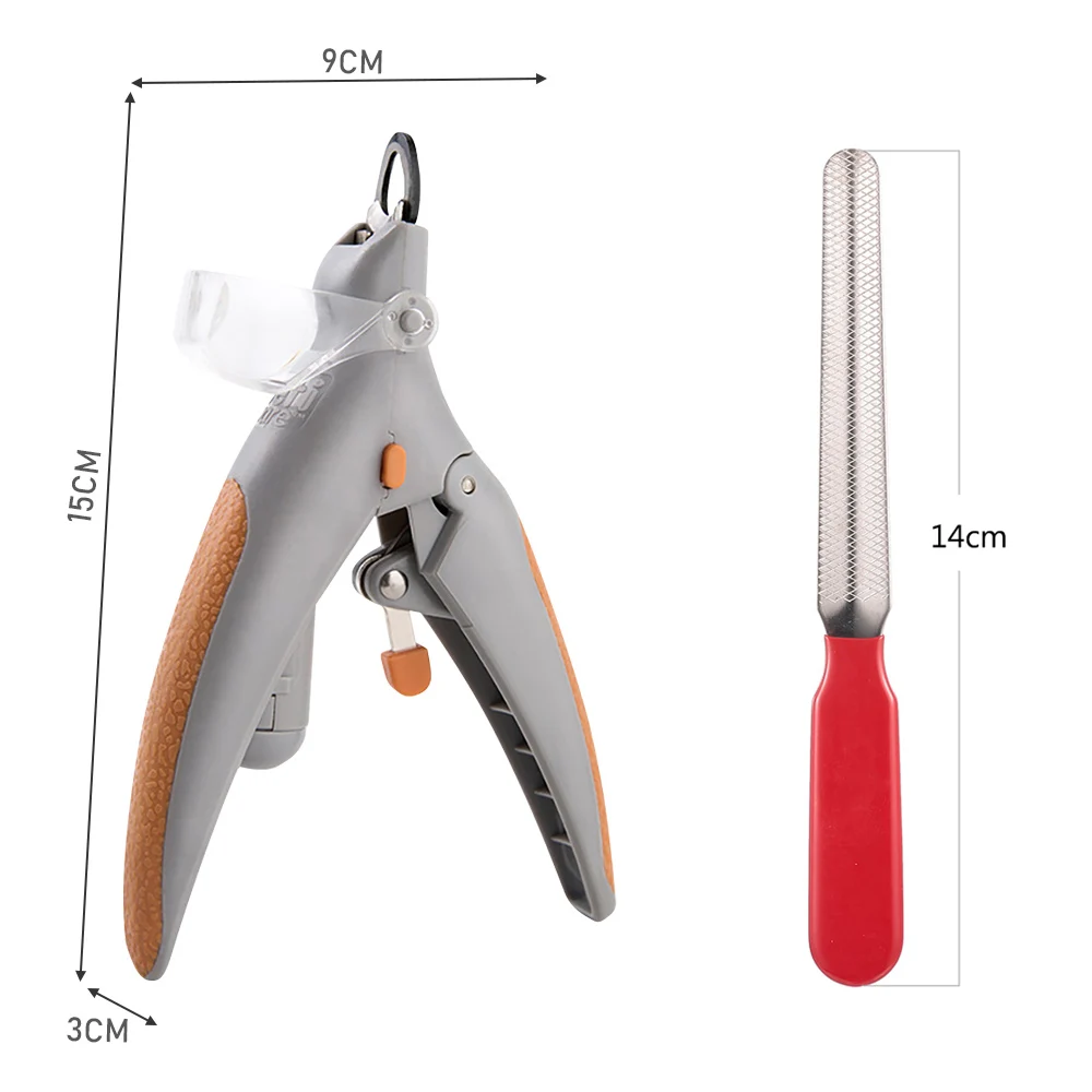 

Illuminated Cat Pet Nail Clippers Cat Claw Trimmer Cat Nail Scissor Cat Nail Cutter Features LED Light 5X Magnification