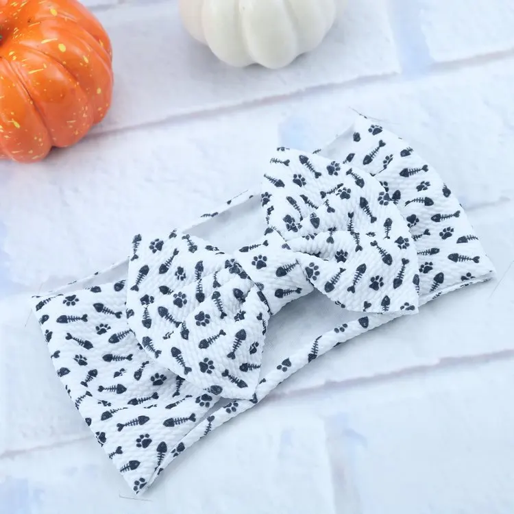 

20 pcs/lot, Stretchy Halloween Headwrap, Halloween Bow Baby headbands