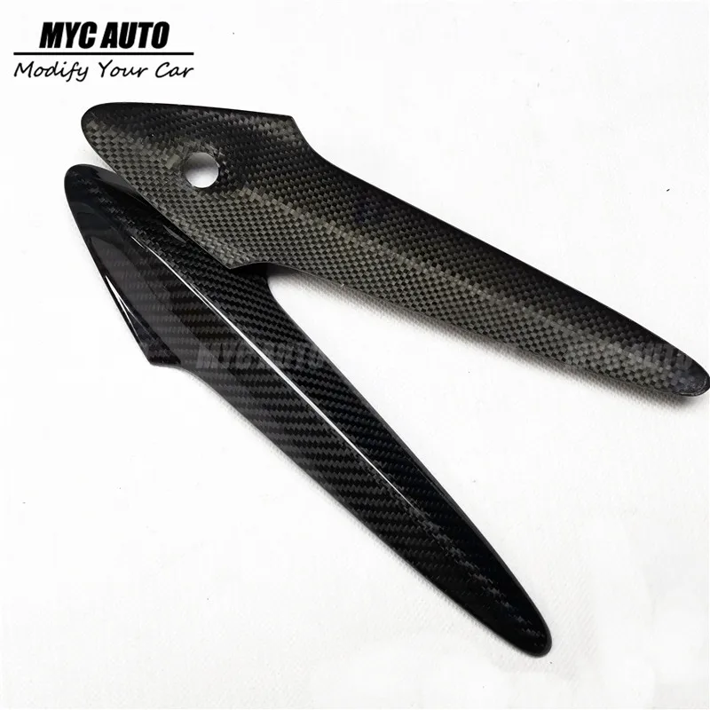 Для Honda Civic FN FK FN2 типа R углеродное волокно наружные дверные ручки крышки Накладка 2006 2007 2008 2009 2010 2011 евро Civic только в том случае