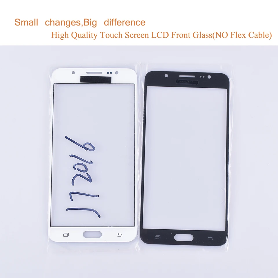 Для Samsung Galaxy J7 J710 J710F J710FN сенсорный экран панель ЖК передняя внешняя стеклянная Замена объектива J710